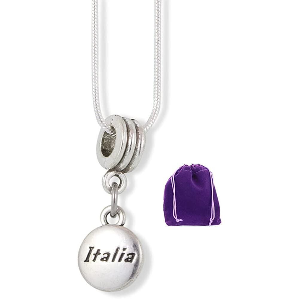 Italia Necklace - Italian Pendant Charm Gift